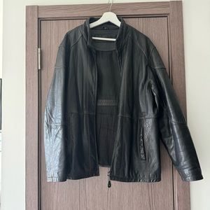 Oversized Leather Jacket